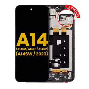 LCD Assembly With Frame Compatible For Samsung Galaxy A14 5G (A146U / A146P / A146V / A146W / 2023) (US Version) (Refurbished) (All Colors)
