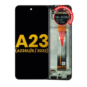 LCD Assembly With Frame Compatible For Samsung Galaxy A23 5G (A236U/B / 2022) (North American U/B Version) (Refurbished) (All Colors)