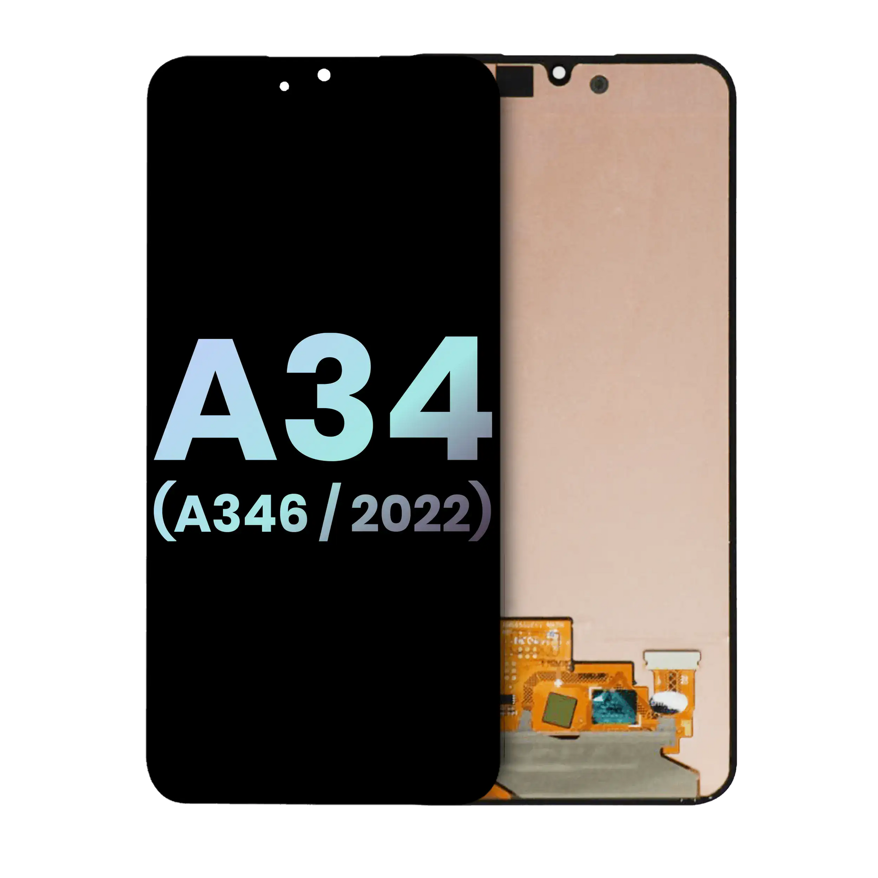 OLED Assembly Without Frame Compatible For Galaxy A34 5G (A346 / 2022) (Service Pack) (All Colors)