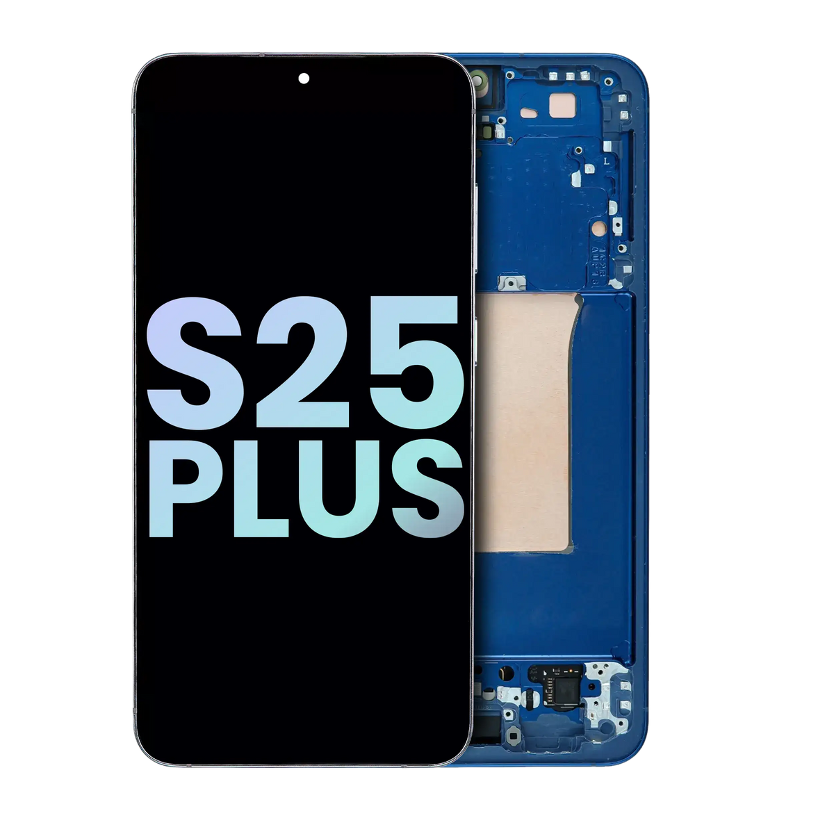 OLED Assembly With Frame Compatible For Samsung Galaxy S25 Plus 5G (US & International Version) (Service Pack) (Navy)