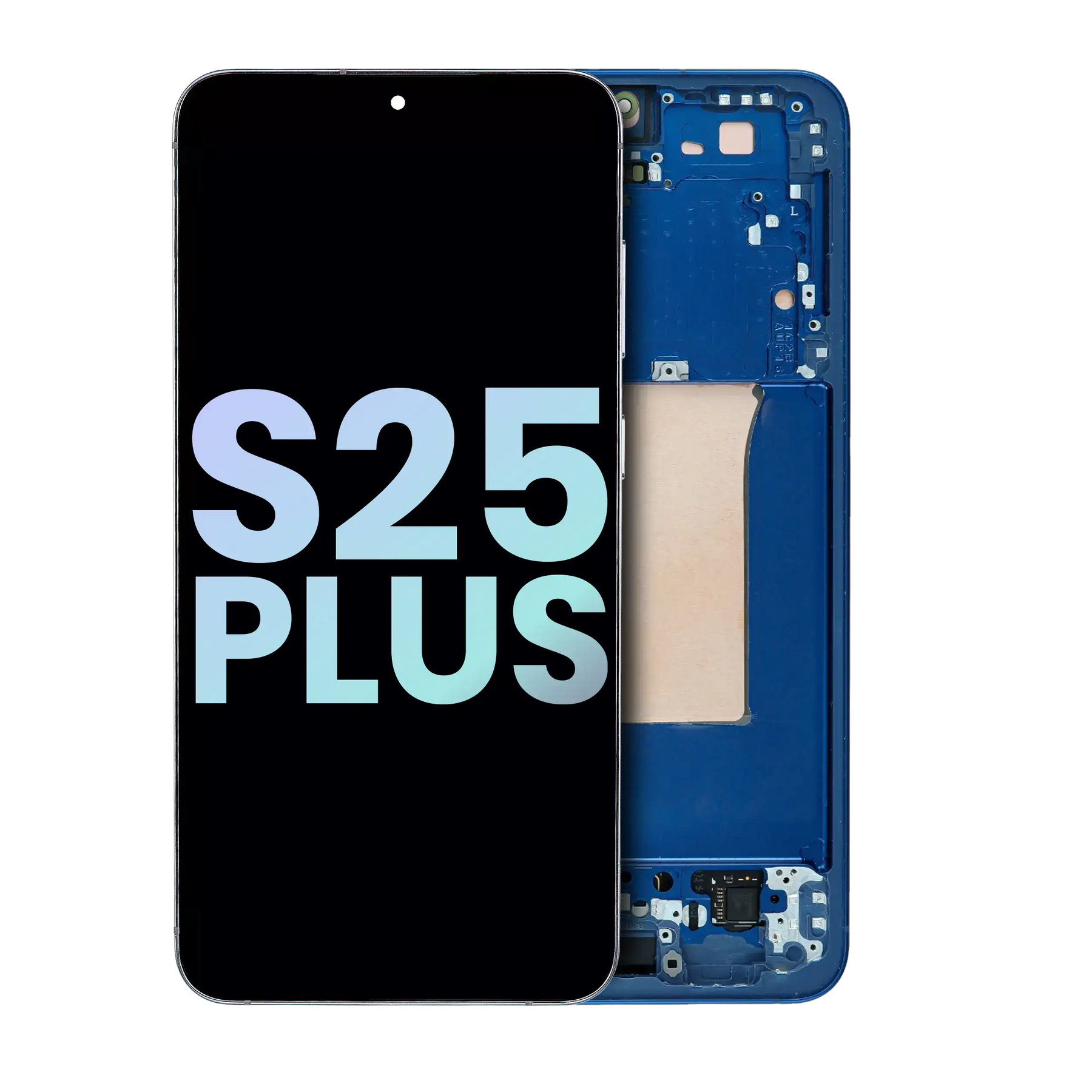 OLED Assembly With Frame Compatible For Samsung Galaxy S25 Plus 5G (US & International Version) (Service Pack) (Navy)