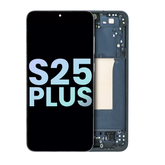 OLED Assembly With Frame Compatible For Samsung Galaxy S25 Plus 5G (US & International Version) (Service Pack) (Blue Black)