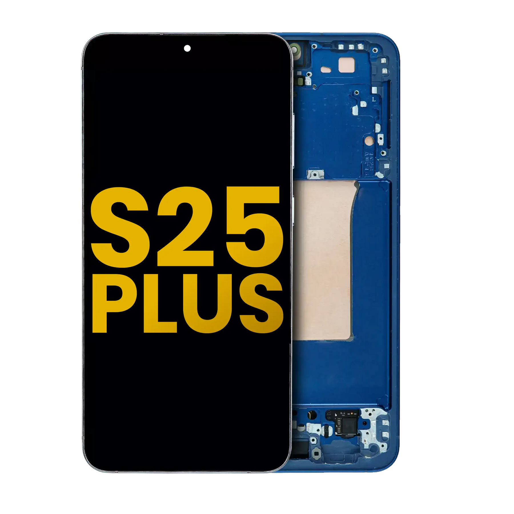 OLED Assembly With Frame Compatible For Samsung Galaxy S25 Plus 5G (US & International Version) (Refurbished) (Navy)