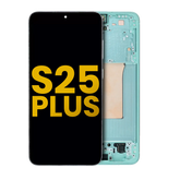 OLED Assembly With Frame Compatible For Samsung Galaxy S25 Plus 5G (US & International Version) (Refurbished) (Mint)