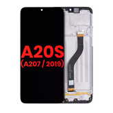 LCD Assembly With Frame Compatible For Samsung Galaxy A20s (A207 / 2019) (Vemake) (All Colors)