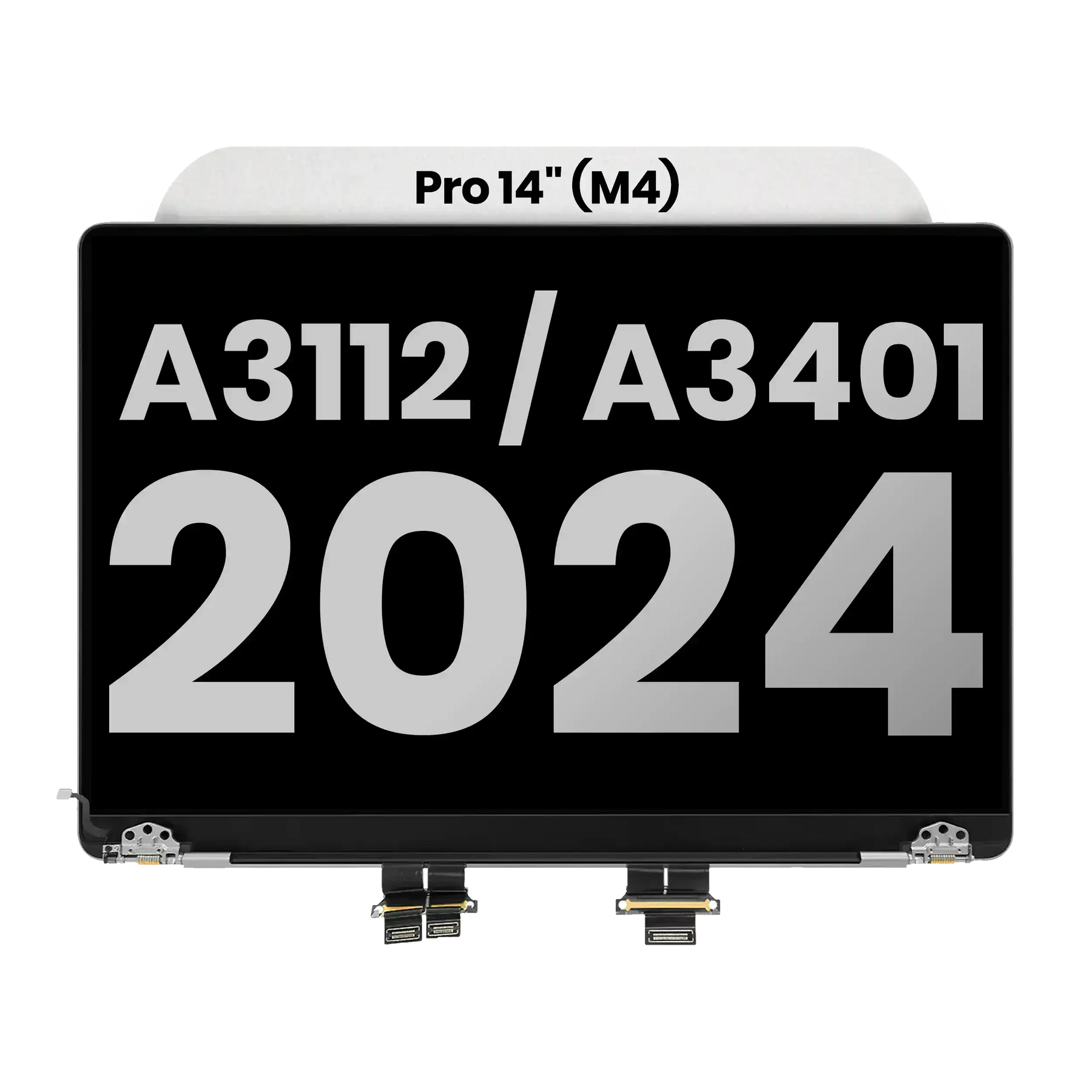 Complete LCD Display Assembly (Glossy) MacBook Pro 14" (A3112 / A3401 / A3185 / A3434) (Late 2024-Late 2025) (Used OEM Pull: Grade B) (Space Black)
