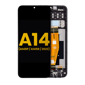 LCD Assembly With Frame Compatible For Samsung Galaxy A14 4G (A145P / A145R / 2023) (Refurbished) (All Colors)