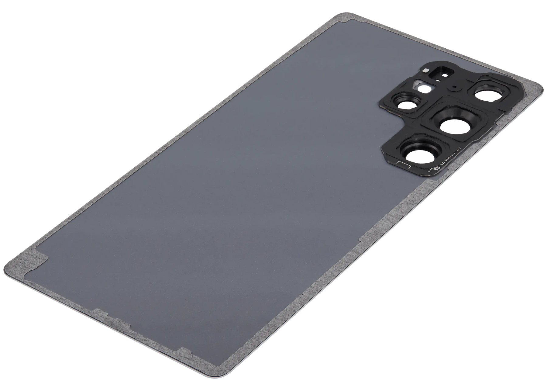 Back Cover Glass With Camera Lens Compatible For Samsung Galaxy S25 Ultra 5G (No Logo) (Vemake) (Titanium Silver Blue)