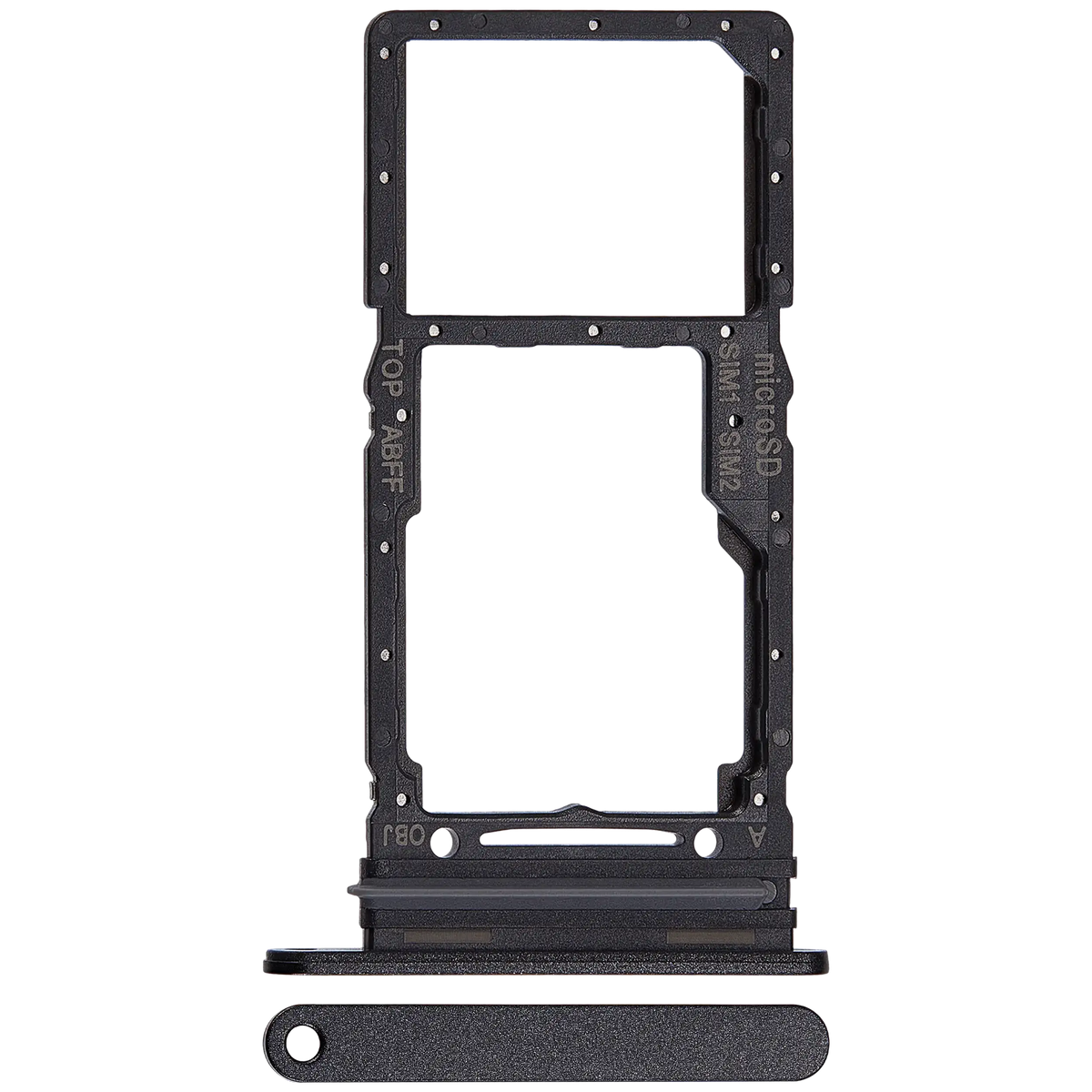 Dual Sim Card Tray Compatible For Samsung Galaxy A26 5G (A266 / 2025) (Black)