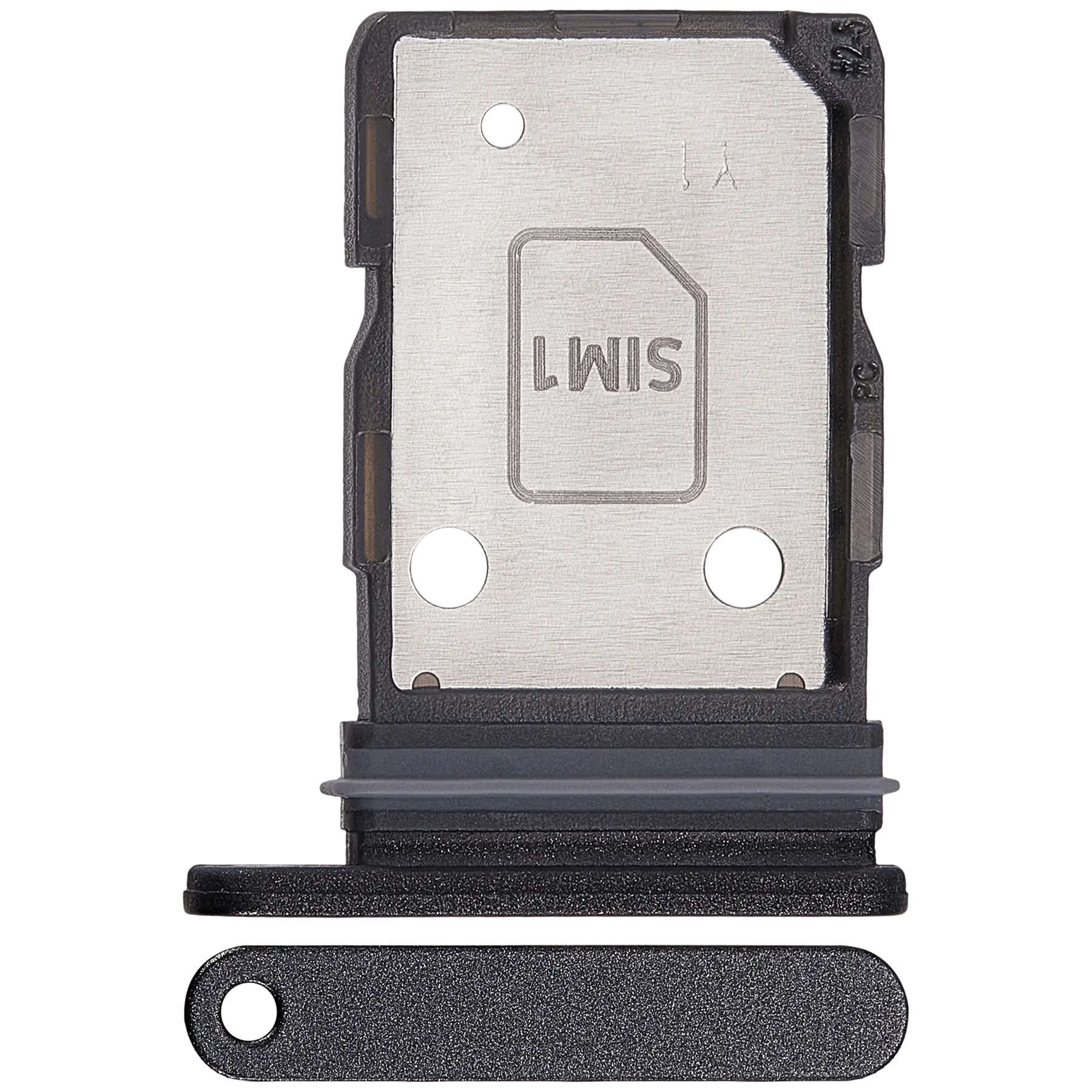 Dual Sim Card Tray Compatible For Samsung Galaxy A36 5G (A366 / 2025) (Black)