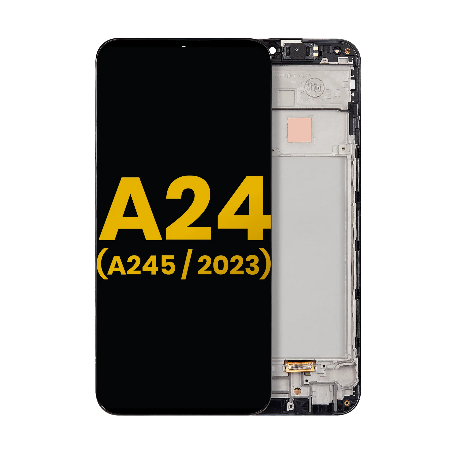 OLED Assembly With Frame Compatible For Samsung Galaxy A24 4G (A245 / 2023) (Refurbished) (All Colors)