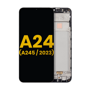OLED Assembly With Frame Compatible For Samsung Galaxy A24 4G (A245 / 2023) (Refurbished) (All Colors)