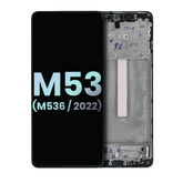 OLED Assembly With Frame Compatible For Samsung Galaxy M53 5G (M536 / 2022) (Service Pack) (All Colors)