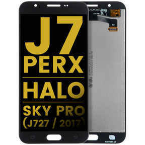 LCD Assembly Without Frame Compatible For Samsung Galaxy J7 Perx / Halo / Sky Pro (J727 / 2017) (Refurbished) (Black)