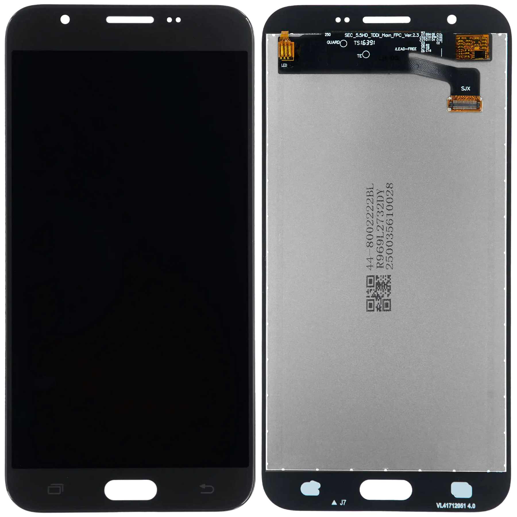 LCD Assembly Without Frame Compatible For Samsung Galaxy J7 Perx / Halo / Sky Pro (J727 / 2017) (Refurbished) (Black)