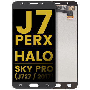 LCD Assembly Without Frame Compatible For Samsung Galaxy J7 Perx / Halo / Sky Pro (J727 / 2017) (Refurbished) (Silver / Gray)