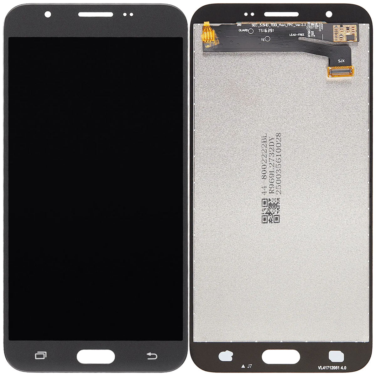 LCD Assembly Without Frame Compatible For Samsung Galaxy J7 Perx / Halo / Sky Pro (J727 / 2017) (Refurbished) (Silver / Gray)