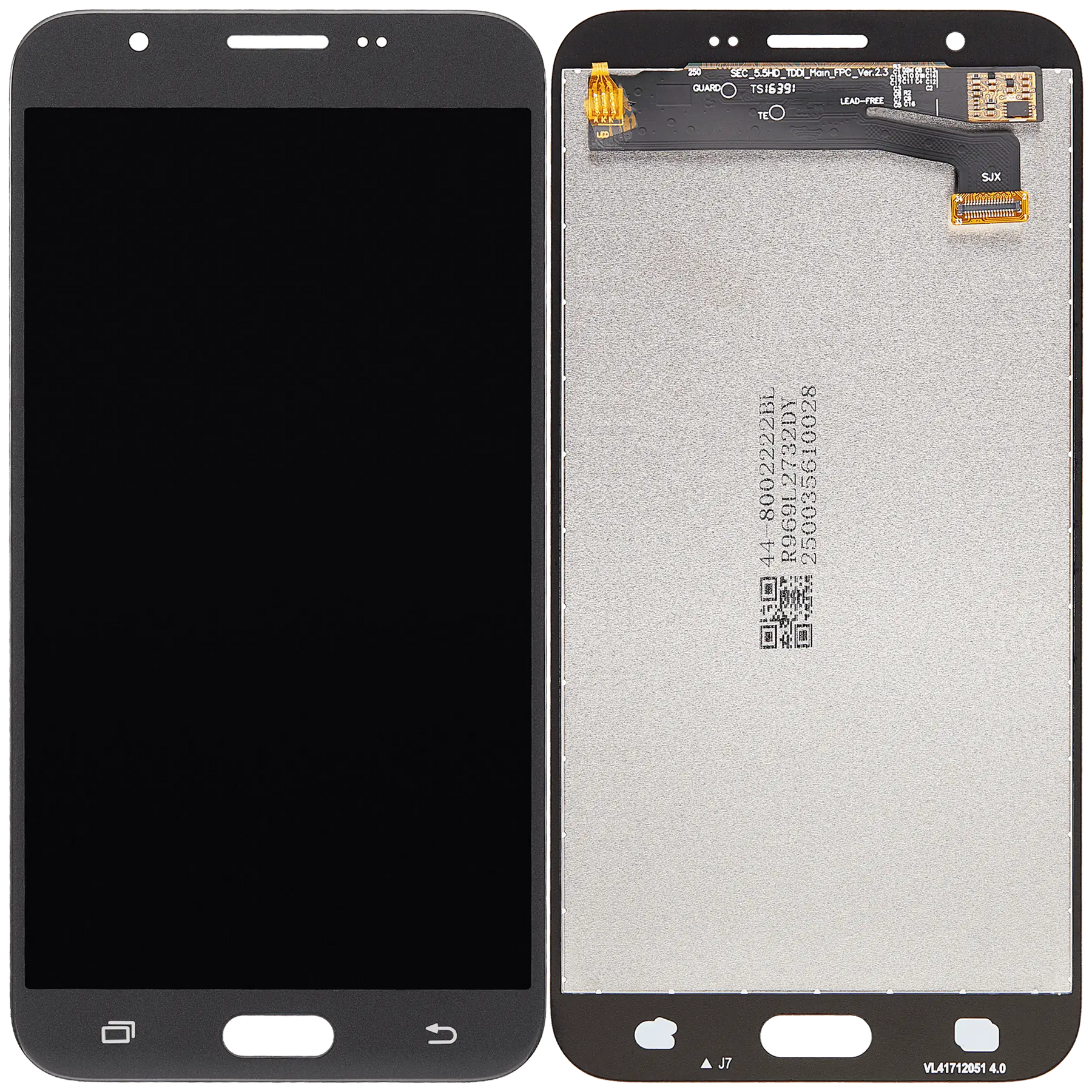 LCD Assembly Without Frame Compatible For Samsung Galaxy J7 Perx / Halo / Sky Pro (J727 / 2017) (Refurbished) (Silver / Gray)