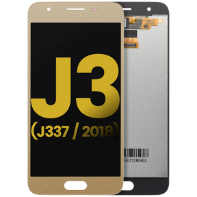LCD Assembly Without Frame Compatible For Samsung Galaxy J3 Star / Aura / Amp Prime 3 (J337 / 2018) (Refurbished) (Gold)