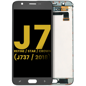 LCD Assembly Without Frame Compatible For Samsung Galaxy J7 Refine / Star / Crown (J737 / 2018) (Refurbished) (Black)