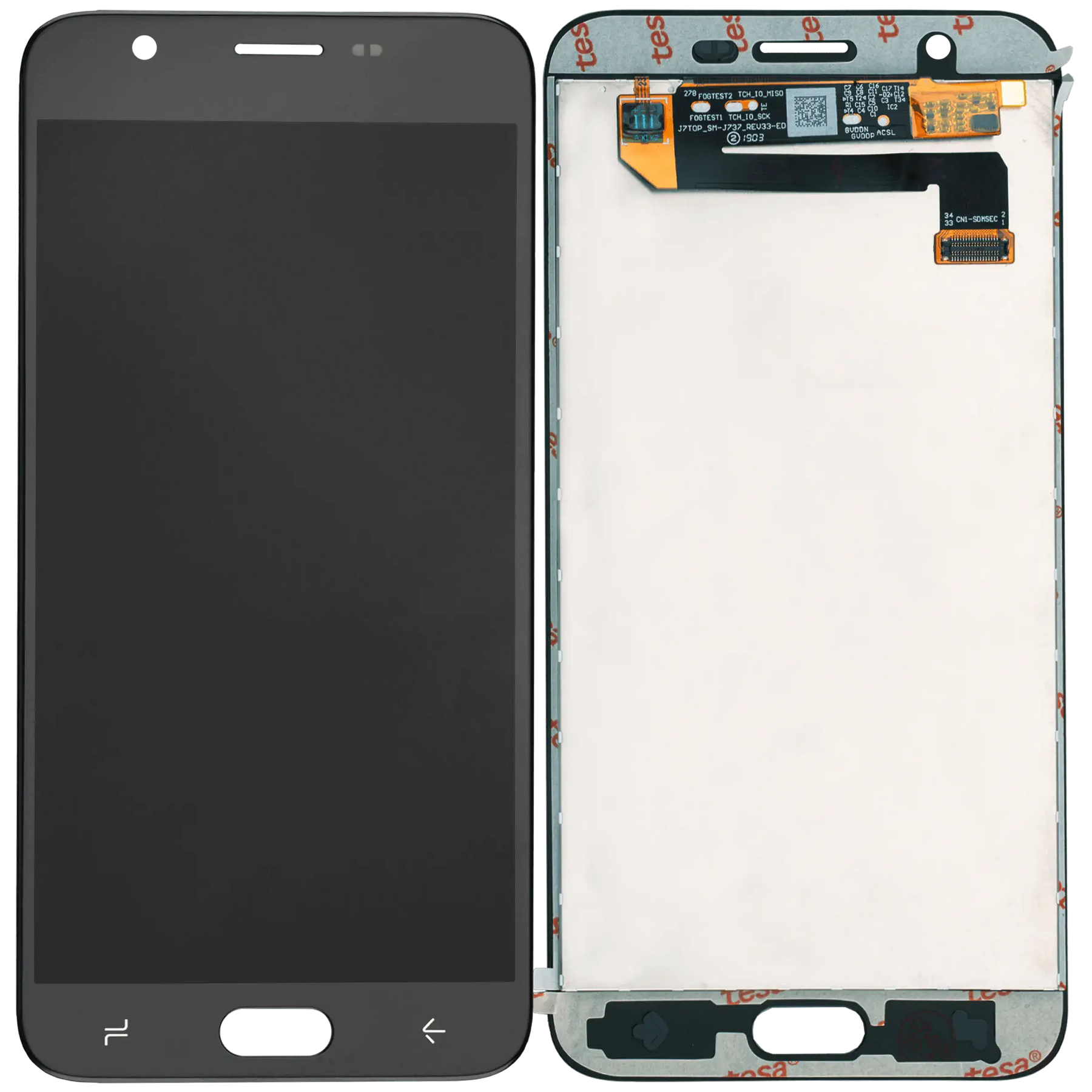 LCD Assembly Without Frame Compatible For Samsung Galaxy J7 Refine / Star / Crown (J737 / 2018) (Refurbished) (Black)