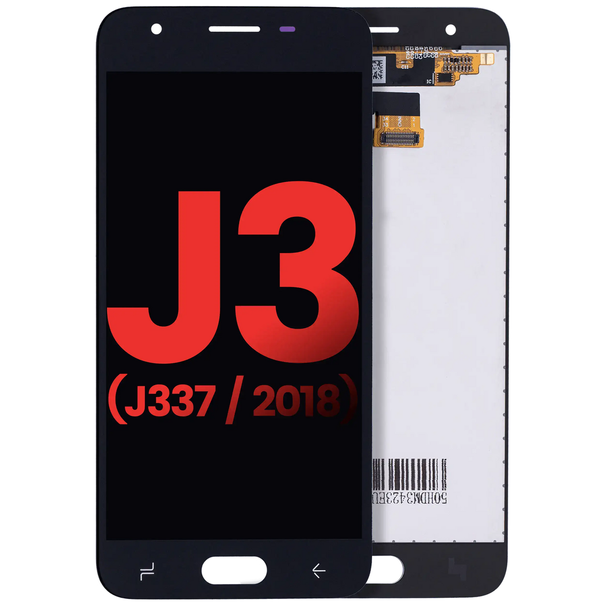 LCD Assembly Without Frame Compatible For Samsung Galaxy J3 Star / Aura / Amp Prime 3 (J337 / 2018) (Aftermarket Plus) (Black)