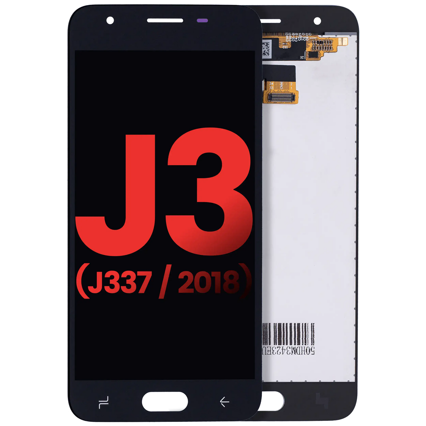 LCD Assembly Without Frame Compatible For Samsung Galaxy J3 Star / Aura / Amp Prime 3 (J337 / 2018) (Aftermarket Plus) (Black)