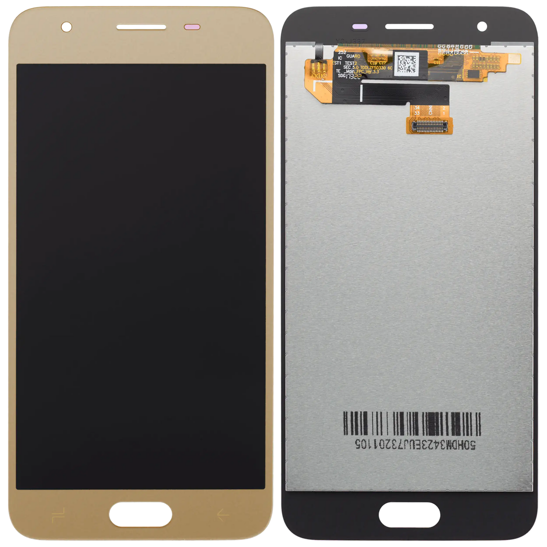 LCD Assembly Without Frame Compatible For Samsung Galaxy J3 Star / Aura / Amp Prime 3 (J337 / 2018) (Aftermarket Plus) (Gold)
