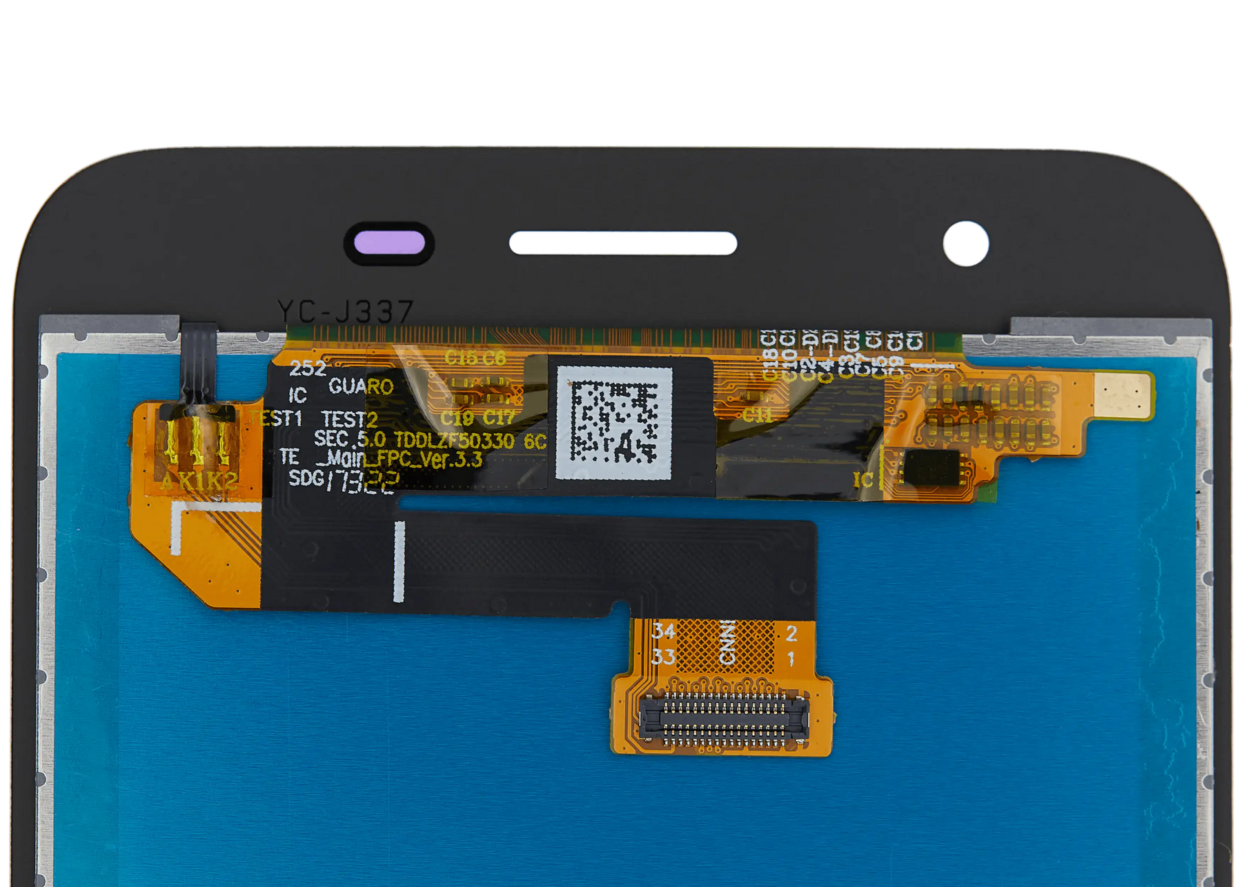 LCD Assembly Without Frame Compatible For Samsung Galaxy J3 Star / Aura / Amp Prime 3 (J337 / 2018) (Aftermarket Plus) (Gold)