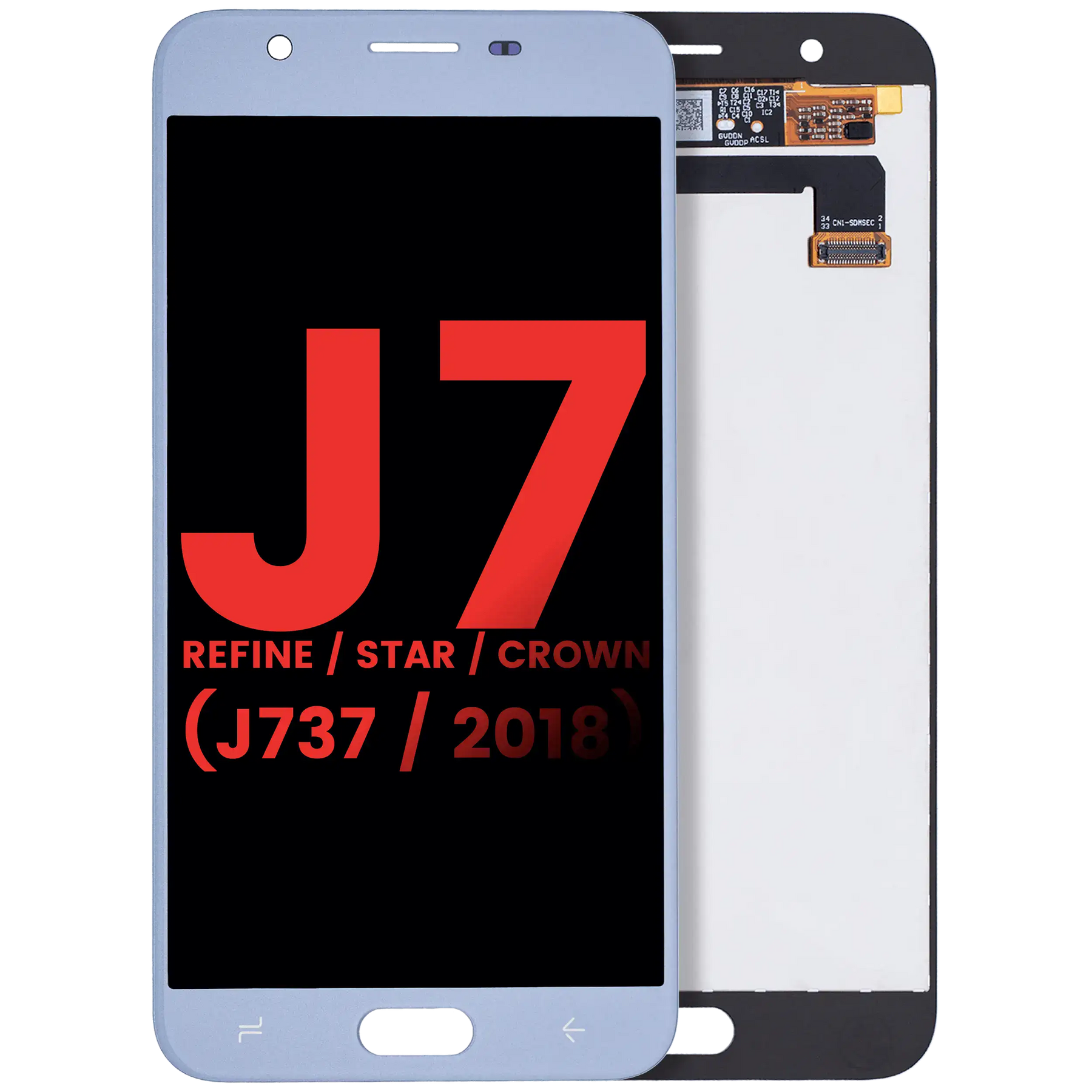 LCD Assembly Without Frame Compatible For Samsung Galaxy J7 Refine / Star / Crown (J737 / 2018) (Aftermarket Plus) (Blue)