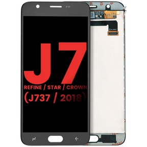 LCD Assembly Without Frame Compatible For Samsung Galaxy J7 Refine / Star / Crown (J737 / 2018) (Aftermarket Plus) (Black)