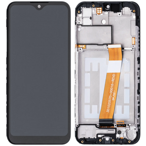 LCD Assembly With Frame Compatible For Samsung Galaxy A01 4G (A015 / 2020) (Global Model) (Micro USB Frame) (Aftermarket Plus) (All Colors)