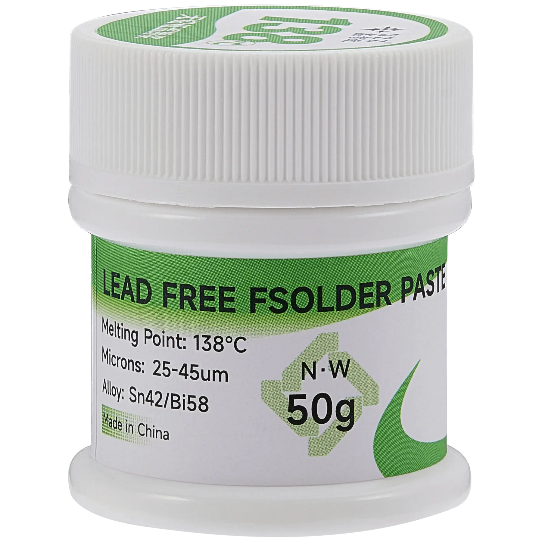 138℃ Lead-free Low Temperature Solder Paste (50g) (XZZ)