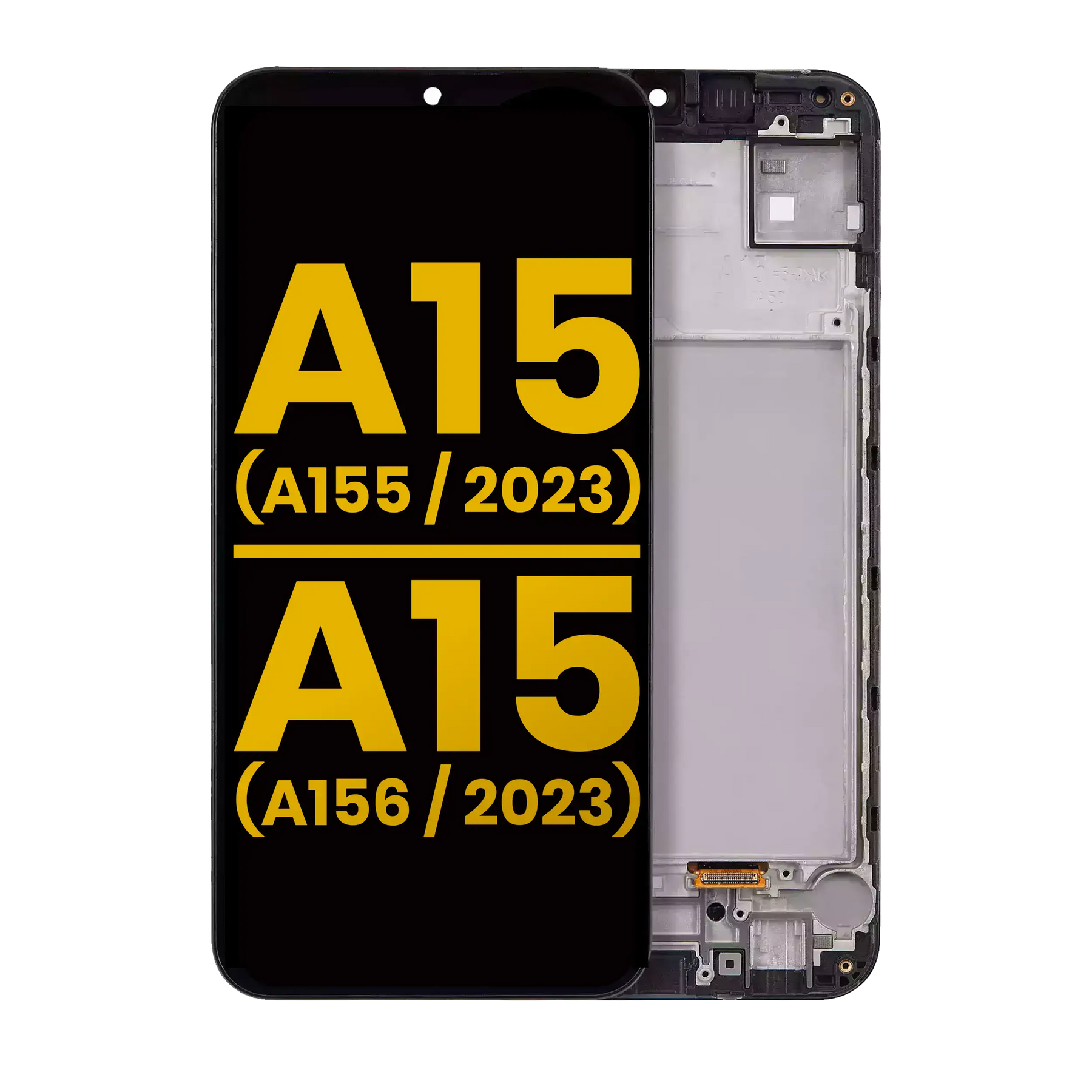 OLED Assembly Without Frame Compatible For Samsung Galaxy A15 4G (A155 / 2023) / A15 5G (A156 / 2023) (US & International) (Refurbished) (All Colors)