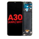 Samsung A30 Folder (OLED Display with Frame) Compatible for Galaxy A30 A305 – All Colors