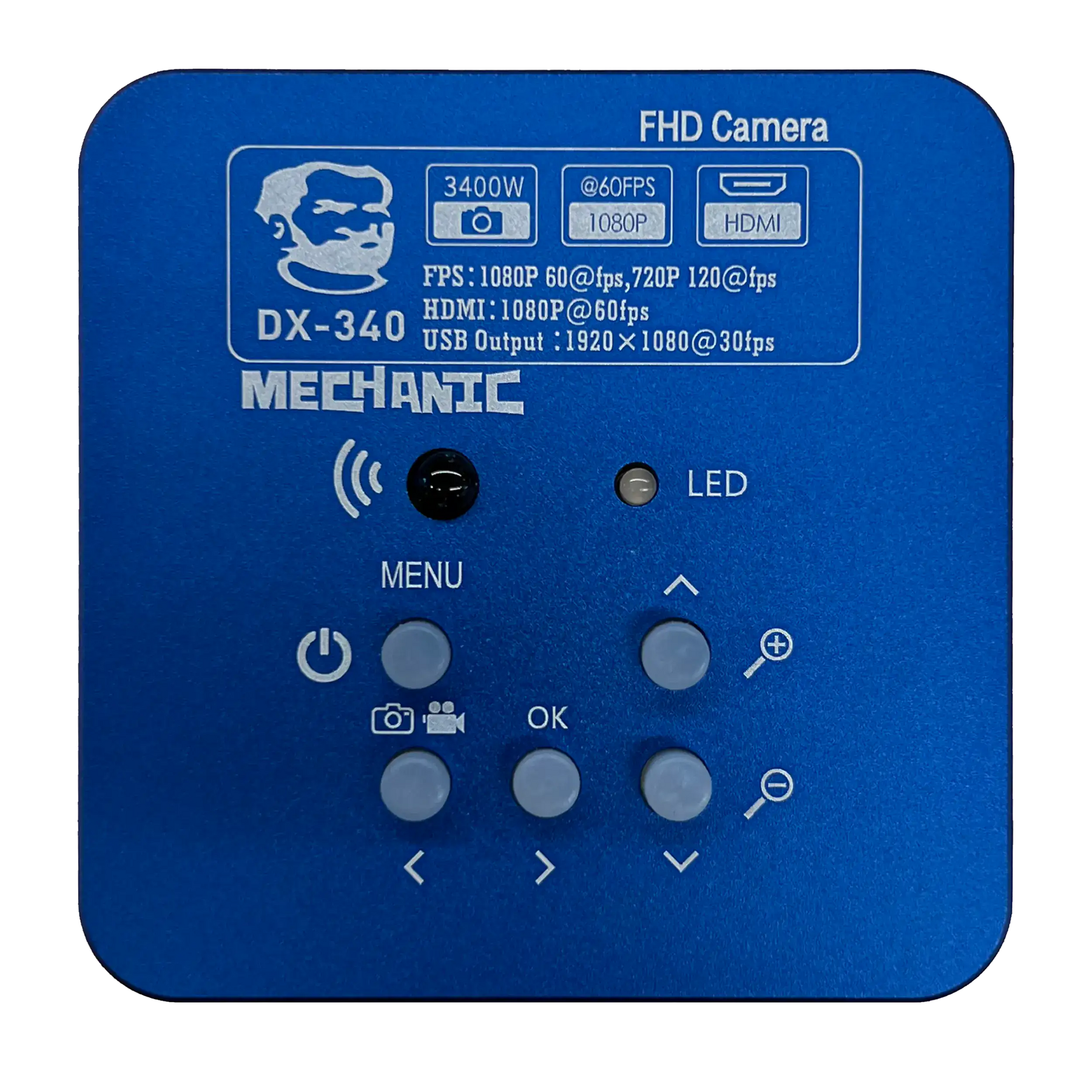 DX-340 Microscope Camera (1080p / 60fps / 3400W) (Mechanic)