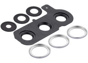 Back Camera Lens With Cover Bezel Ring Compatible For Samsung Galaxy S25 Plus 5G (Icy Blue)