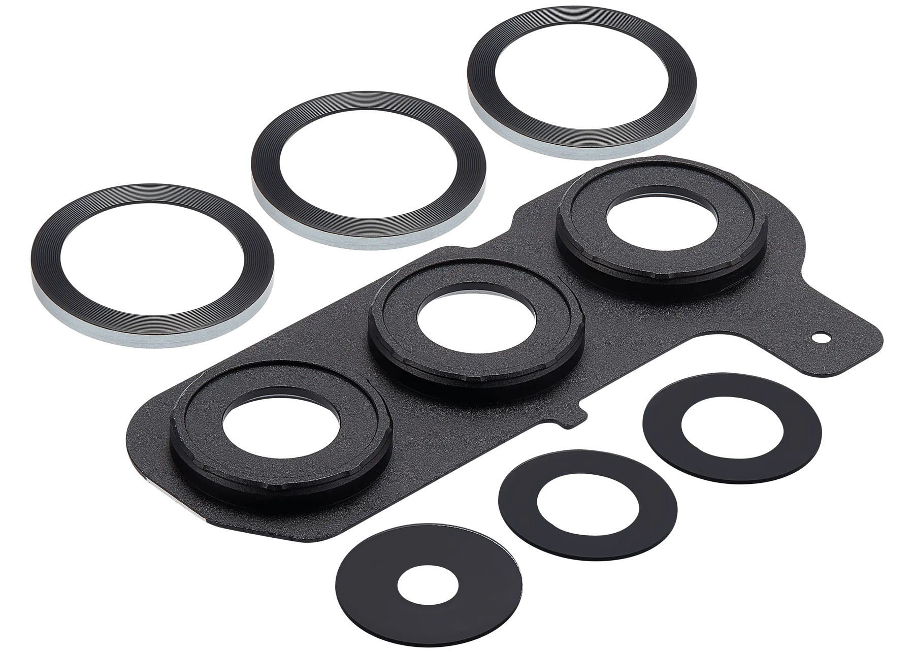 Back Camera Lens With Cover Bezel Ring Compatible For Samsung Galaxy S25 Plus 5G (Mint)