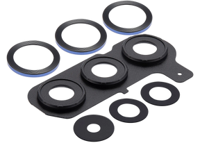 Back Camera Lens With Cover Bezel Ring Compatible For Samsung Galaxy S25 Plus 5G (Navy)