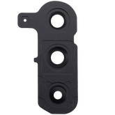 Back Camera Lens With Cover Bezel Ring Compatible For Samsung Galaxy S25 Plus 5G (Pink Gold)