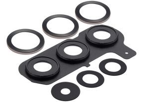 Back Camera Lens With Cover Bezel Ring Compatible For Samsung Galaxy S25 Plus 5G (Pink Gold)