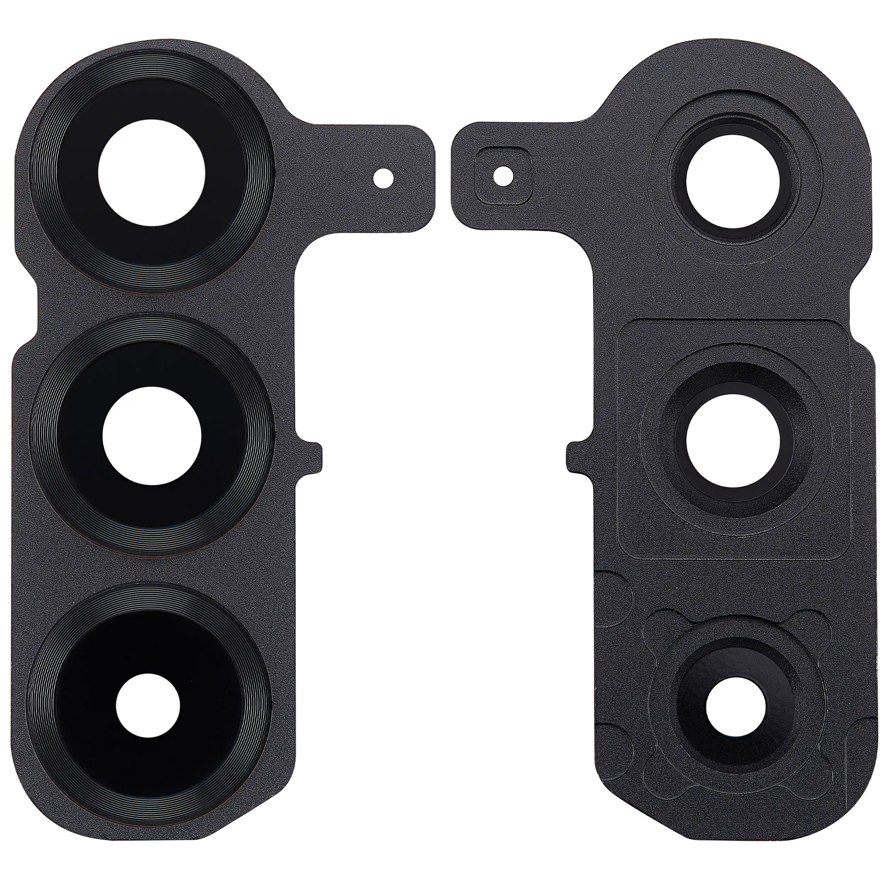 Back Camera Lens With Cover Bezel Ring Compatible For Samsung Galaxy S25 Plus 5G (Blue Black)