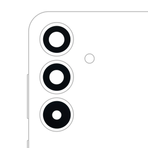 Back Camera Lens (Glass Only) With Adhesive Compatible For Samsung Galaxy S25 Plus 5G (3 Piece Set) (All Colors)