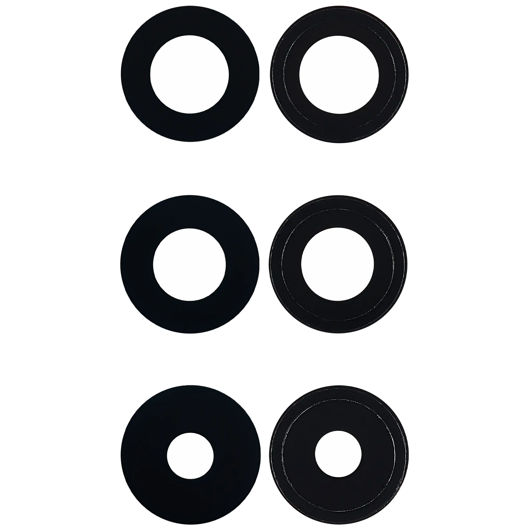 Back Camera Lens (Glass Only) With Adhesive Compatible For Samsung Galaxy S25 Plus 5G (3 Piece Set) (All Colors)