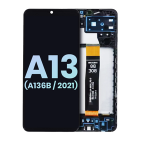 LCD Assembly With Frame Compatible For Samsung Galaxy A13 5G (A136B / 2021) (International Version) (Service Pack) (All Colors)