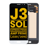 OLED Assembly Without Frame Compatible For Samsung Galaxy J3 / Sol 4G / Express Prime / Amp Prime (J320 / 2016) (Refurbished) (White)