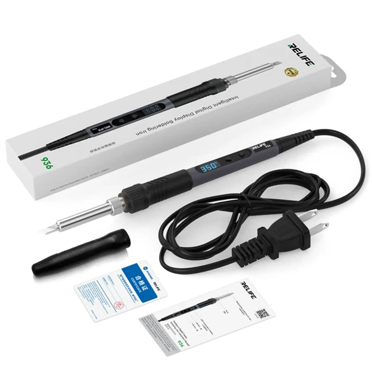 RL-936 90W Digital Display Soldering Iron (ReLife)