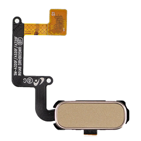 Fingerprint Reader With Flex Cable Compatible For Samsung Galaxy A3 (A320 / 2017) / A5 (A520 / 2017) / A7 (A720 / 2017) (Gold)