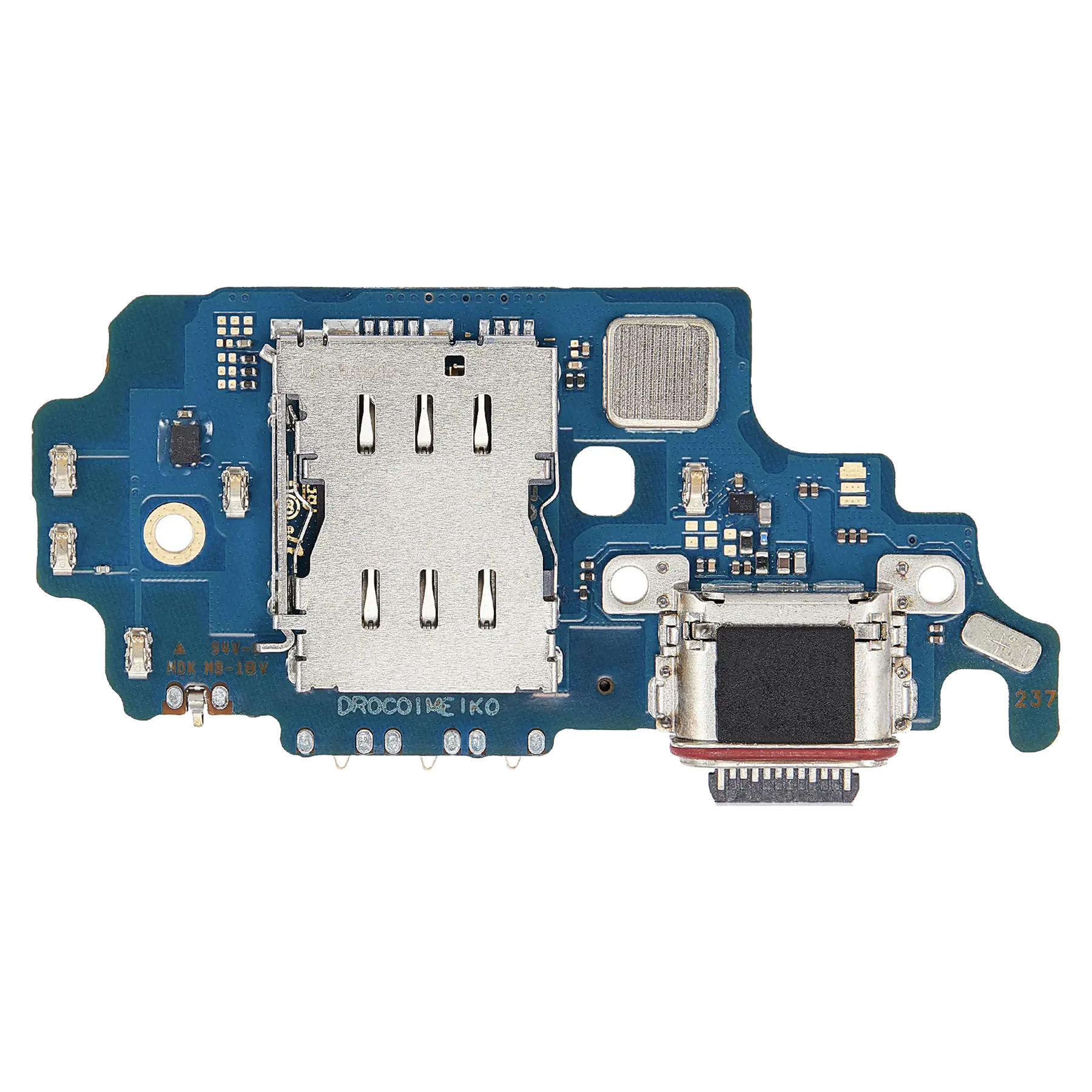 Charging Port Board With Sim Card Reader Compatible For Samsung Galaxy S21 Ultra 5G (G9980) (Asia Version) (Premium)