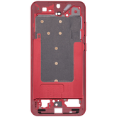 Mid-Frame Housing Compatible For Samsung Galaxy S25 Plus 5G (US & International Version) (Coral Red)